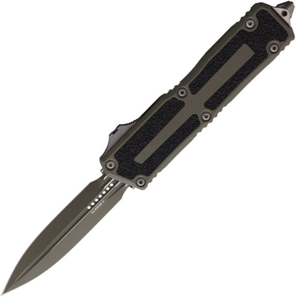 Microtech Auto Scarab II OTF M390MK Moss Green Cerakote