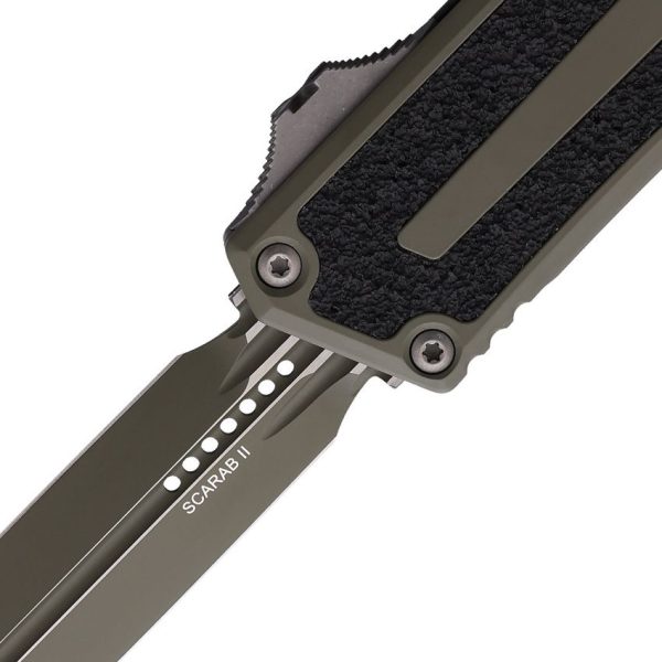 Microtech Auto Scarab II OTF M390MK Moss Green Cerakote