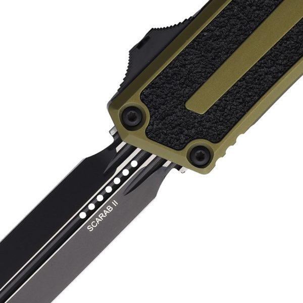 Microtech Auto Scarab II OTF M390MK OD Green Handle