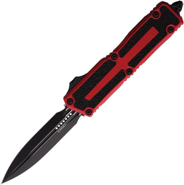 Microtech Auto Scarab II OTF M390MK Red Handle