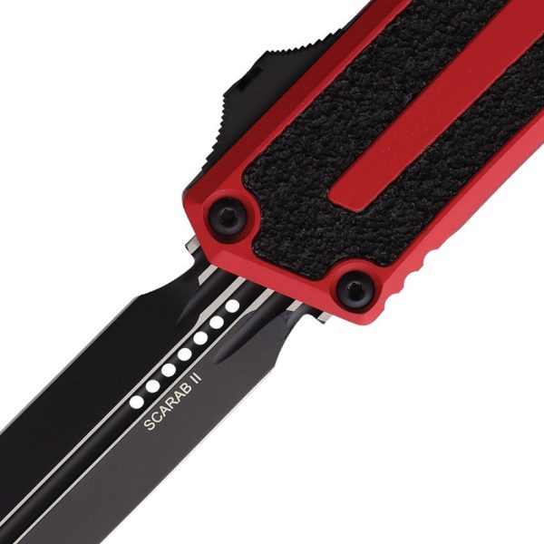 Microtech Auto Scarab II OTF M390MK Red Handle