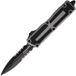 Microtech Auto Scarab II OTF - Gray Aluminum Handle