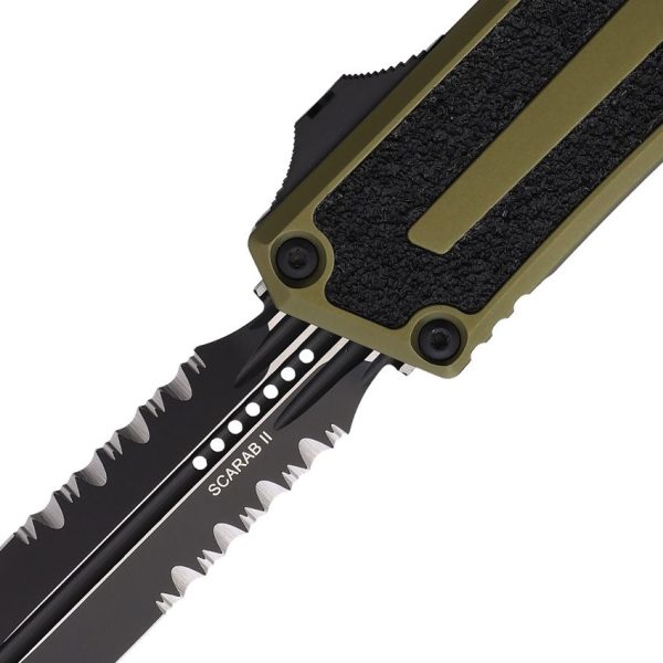 Microtech Auto Scarab II OTF - OD Green Aluminum