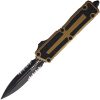 Microtech Auto Scarab II OTF - Tan Aluminum Handle