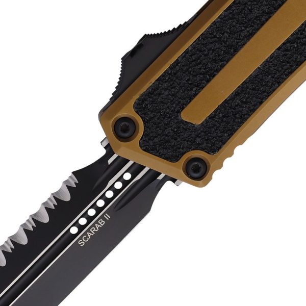 Microtech Auto Scarab II OTF D/E Gen III - Tan