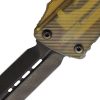 Microtech Auto Combat Troodon D/E Damascus - Ultem