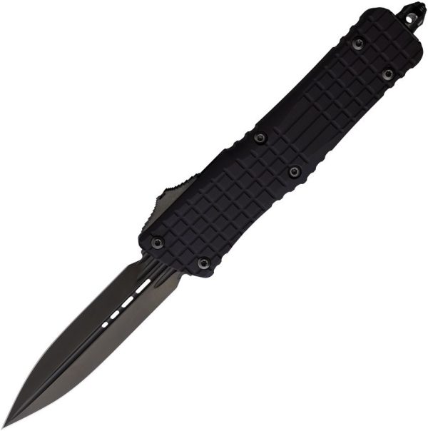 Microtech Auto Combat Troodon D/E - Black G10