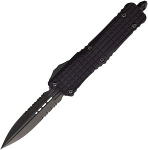 Microtech Auto Combat Troodon D/E - Black Frag