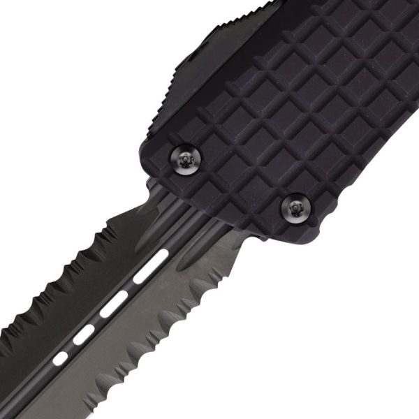Microtech Auto Combat Troodon D/E - Black Frag