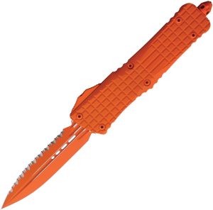 Microtech Combat Troodon F/S Delta Orange Cerakote M390