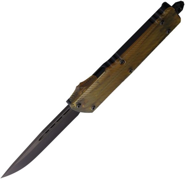 Microtech Combat Troodon S/E OTF Ultem Black DLC