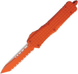 Microtech Combat Troodon T/E OTF Orange Cerakote Tanto