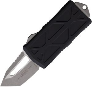 Microtech Auto Exocet OTF Apocalyptic Tanto - Black