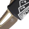 Microtech Exocet OTF Dead Man's Hand - Bronze