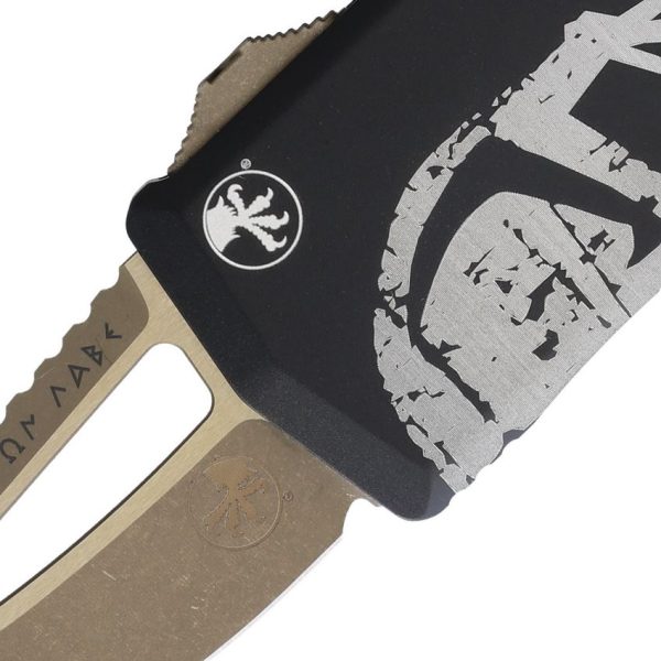 Microtech Exocet OTF Molon Labe Signature - Bronze
