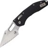 Microtech Stitch S/E Ram Lok Serrated - Black G10