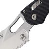 Microtech Stitch S/E Ram Lok Serrated - Black G10