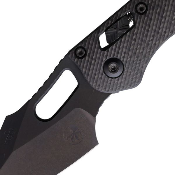 Microtech Stitch S/E Ram Lok DLC Carbon Fiber Folding Knife