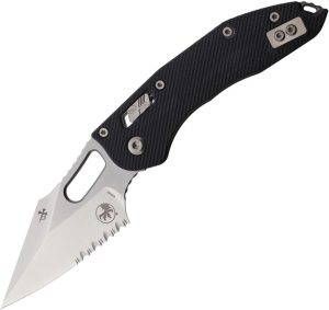Microtech Stitch S/E Ram Lok Partially Serrated Blade Knife