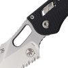 Microtech Stitch S/E Ram Lok Partially Serrated Blade Knife