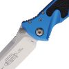 Microtech Socom Elite Blue Linerlock - Stonewash