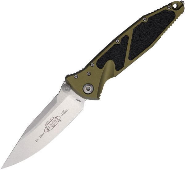 Microtech Socom Elite OD Linerlock - Stonewash