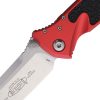 Microtech Socom Elite Red Linerlock - Stonewash