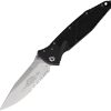 Microtech Socom Elite Partially Serrated Linerlock - Black