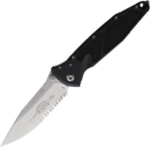 Microtech Socom Elite Partially Serrated Linerlock - Black