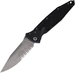 Microtech Socom Elite Linerlock - Black Apocalyptic