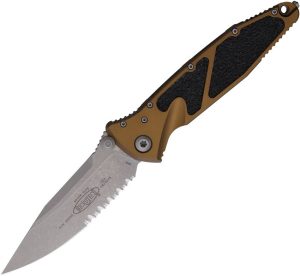 Microtech Socom Elite Linerlock - Tan Apocalyptic