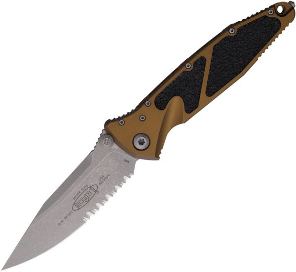 Microtech Socom Elite Linerlock - Tan Apocalyptic