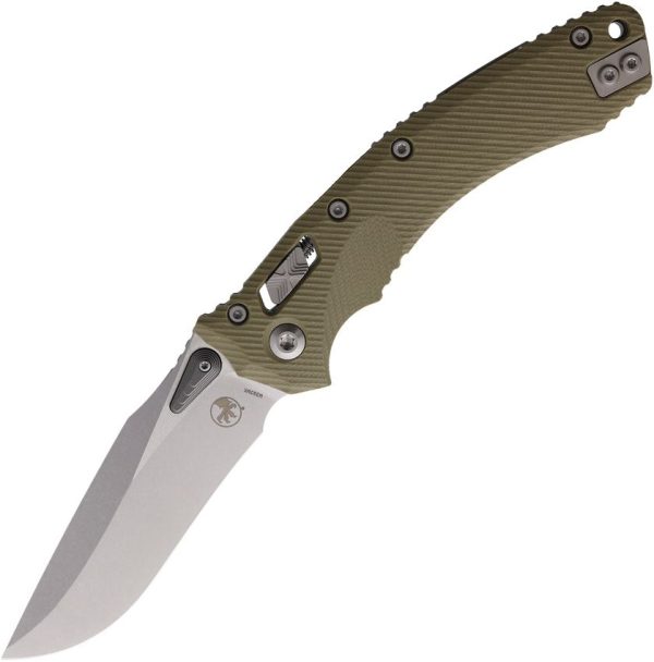 Microtech Amphibian S/E Ram-Lok OD Green Folding Knife