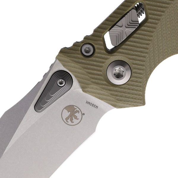 Microtech Amphibian S/E Ram-Lok OD Green Folding Knife