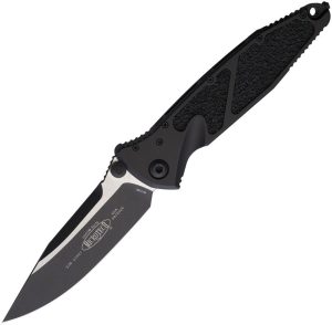 Microtech Socom Elite S/E Linerlock Apocalyptic Black