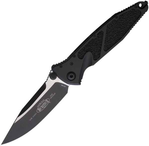 Microtech Socom Elite S/E Linerlock Apocalyptic Black