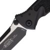 Microtech Socom Elite S/E Linerlock Apocalyptic Black