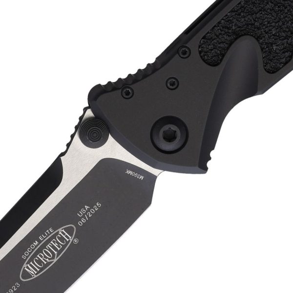 Microtech Socom Elite S/E Linerlock Apocalyptic Black