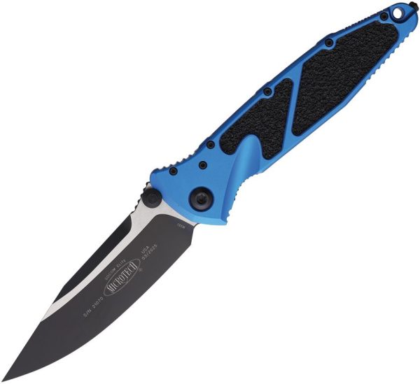 Microtech Socom Elite S/E Linerlock Blue Handle