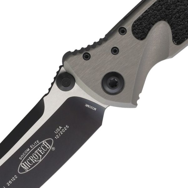 Microtech Socom Elite S/E Linerlock Gray Handle