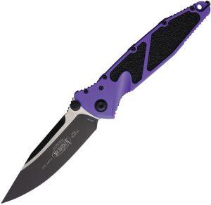 Microtech Socom Elite S/E Linerlock Purple Handle