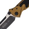 Microtech Socom Elite SE Linerlock - Tan Aluminum