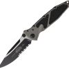 Microtech Socom Elite SE Linerlock - Gray Serrated