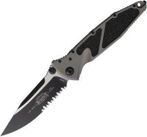Microtech Socom Elite SE Linerlock - Gray Serrated