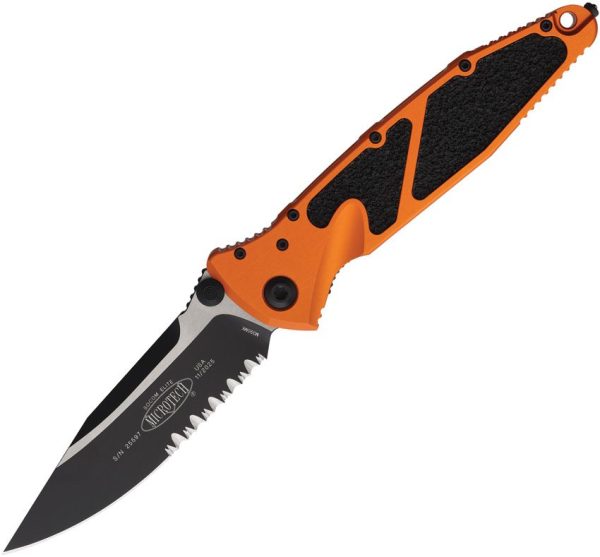 Microtech Socom Elite Linerlock - Orange Aluminum