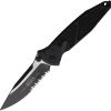Microtech Socom Elite Linerlock - Black Aluminum