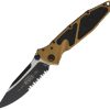 Microtech Socom Elite Linerlock - Tan Aluminum