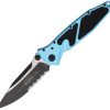 Microtech Socom Elite Linerlock - Turquoise Aluminum