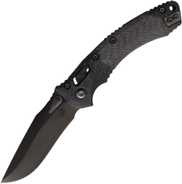 Microtech Amphibian Ram Lok - Carbon Fiber DLC