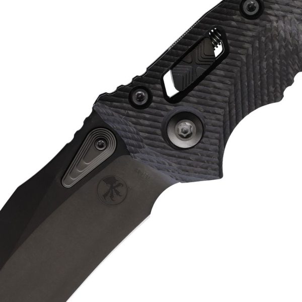 Microtech Amphibian Ram Lok - Carbon Fiber DLC